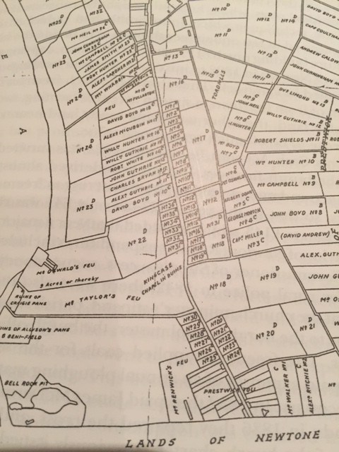 Prestwick Toll - 1814 Map