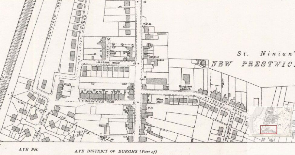 Prestwick Toll - 1938 Ordinance Survey Map